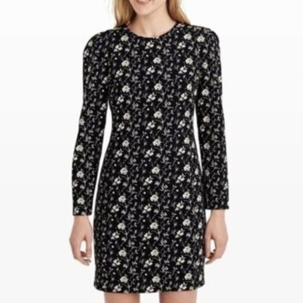 Club Monaco Womens Kaisle Floral Mini Dress Size 4 Wedding Guest Cocktail Party